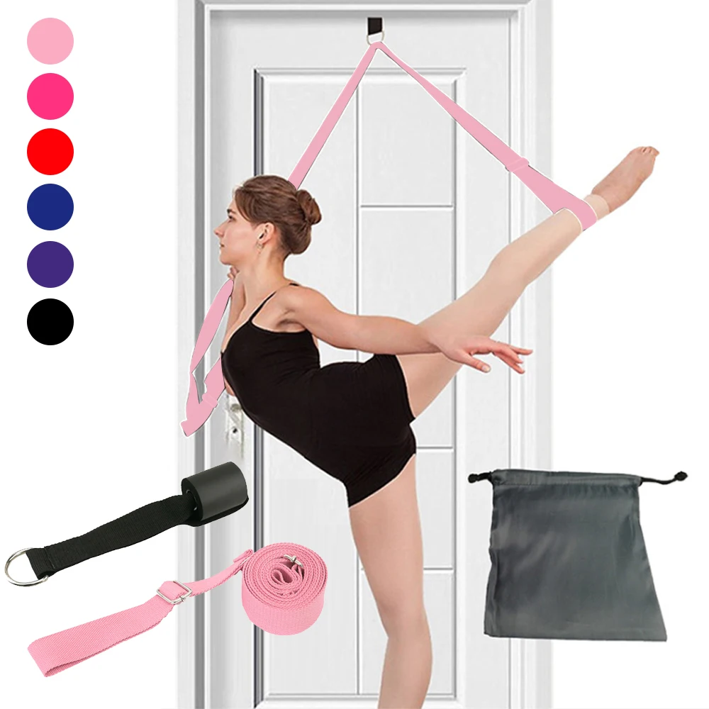 Door Flexibility Stretching Leg Stretcher Strap for Ballet Cheer Dance Gymnastics Trainer Yoga Flexibility Leg Stretch belt