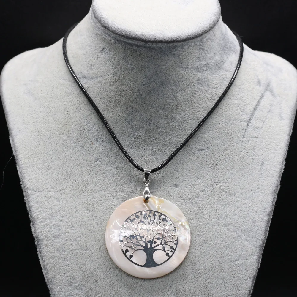 Natural Freshwater Shell Pendant 