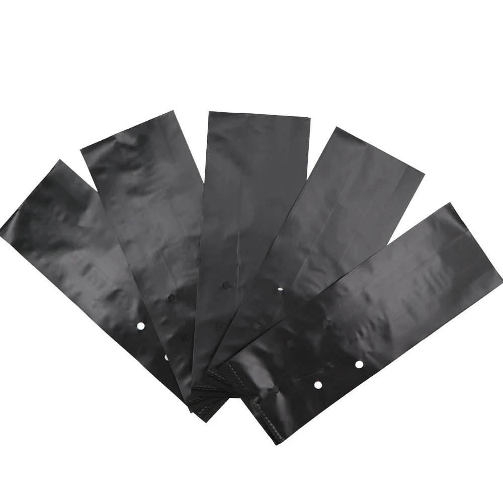 100/200PCS PE Nursery Bags Thicken Plant Grow Bags Seedling Pots Eco-Friendly Garden with Breathable Holes Black Planting Sack