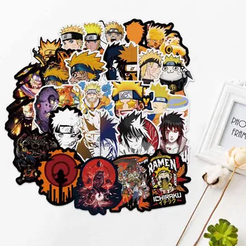 

100 Pcs/Set Japan Anime Naruto Sasuke Cartoon For Snowboard Laptop Luggage Fridge Car- Styling Vinyl Decal Home Decor Stickers