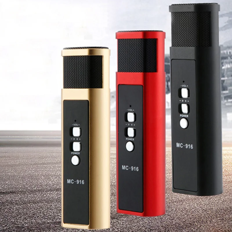 

MC-916 Sound Recording Double Karaoke Microphones mini Condenser Microphones Studio for computer usb dynamic Microphone