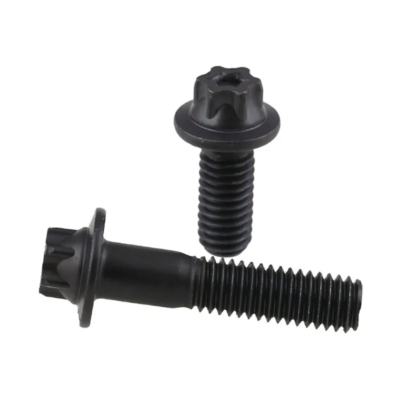 M5 M6 Flanged Hex Screws with Torx Hexagon Bolts Grade 12.9 High Tensile Screw