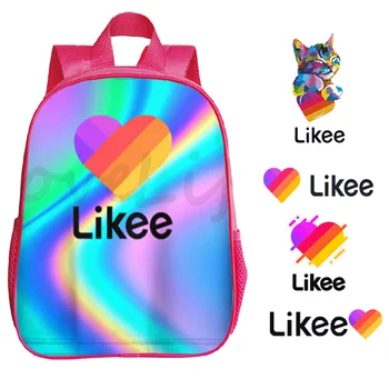 

Likee Video App Children's Backpack Kindergaten's School Shoulder Bag Boys Girls Storage Bags Teenagers Rusksack