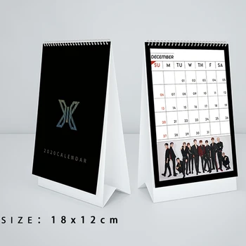 

Kpop Produce101 X1 2020 Desk Calendar Fashion K-POP XONE X1 Mini Calendar Desk Calendar Fans Collection Gifts