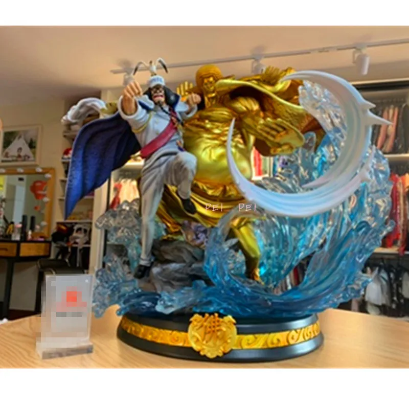 Белый Аниме ONE PIECE Generaladmiral Sengoku полная длина портретный лимит GK бюст фигурка Коллекционная модель игрушки P1670 - Цвет: Белый