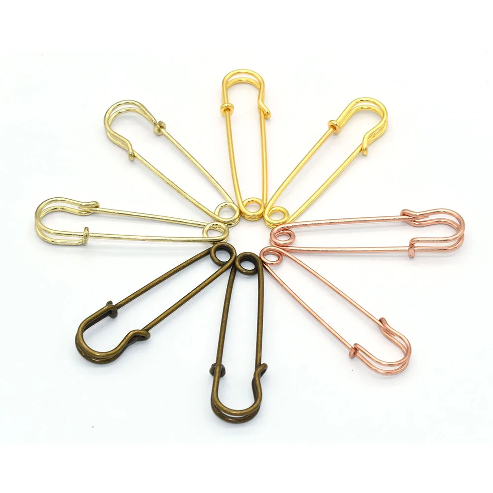65mm Gold Safety Pin Clothing Shawl pin Brooch pins Large Safety Pin ...