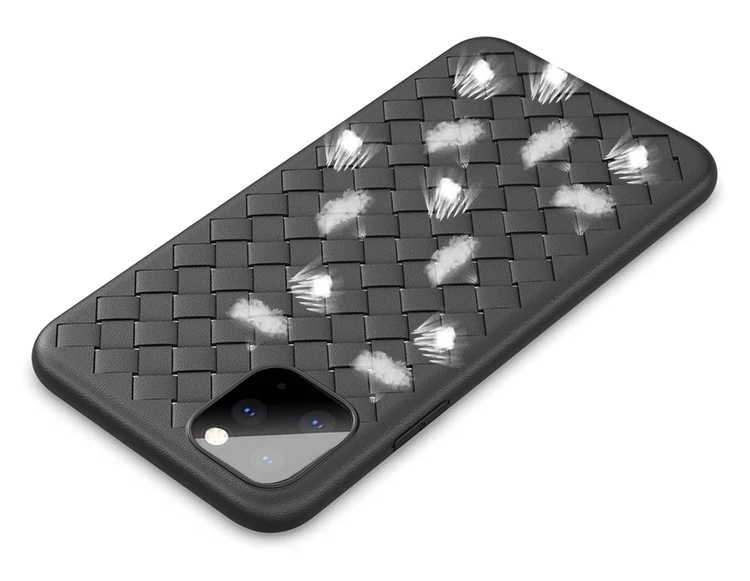 Чехол с дышащей сеткой для iPhone 11 Pro Max XS 6 6S 7 8 Plus X XR кожаный ТПУ тканый BV сетчатый чехол для телефона силиконовый чехол