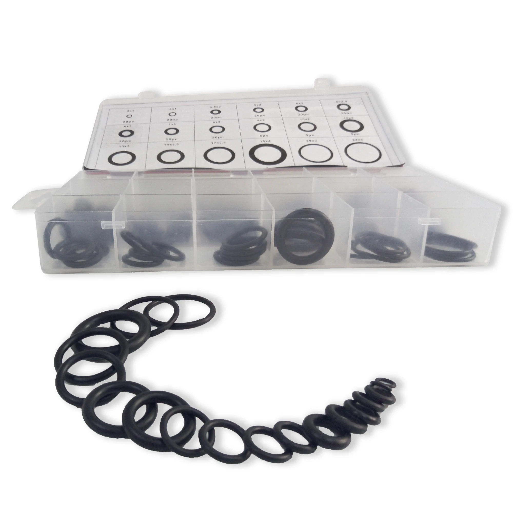 AC1900 O-rings 225pcs/18 Sizes Pcp Paintball Compressed Air Rifle Black Rubber Sealing Seals With Plastic Box Acecare first alert smoke and carbon monoxide detector