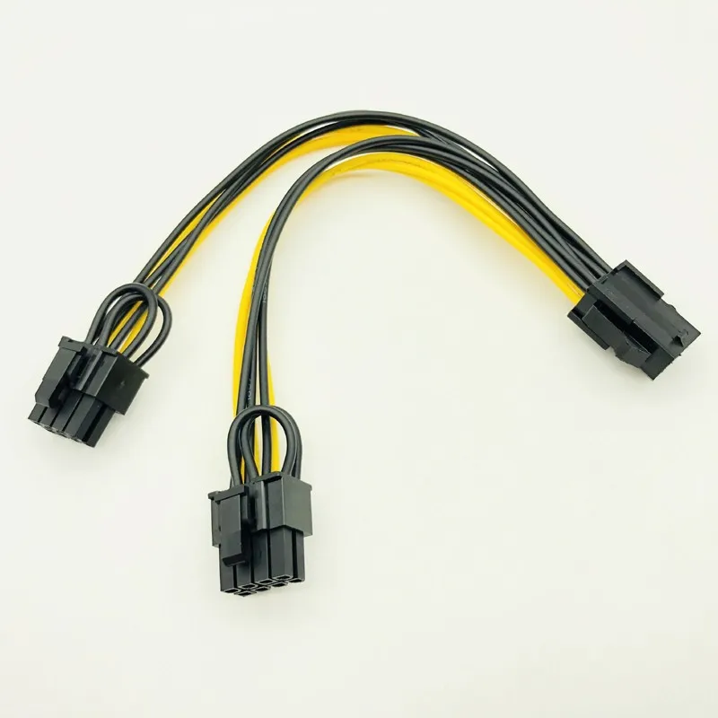 Cabo Divisor de Energia para Placa Gráfica Pcie Pci Express Pinos para Dupla Mais Pinos Pinos Pinos Pinos Pcs - Imagem 4