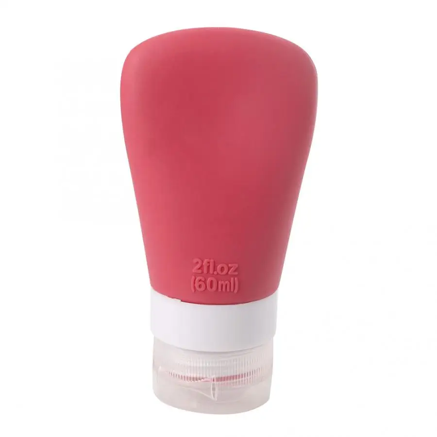 3Pcs/Set Portable Mini Silicone Liquid Bottle Shampoo Bottle Container Travel Set Dispenser for Bathroom