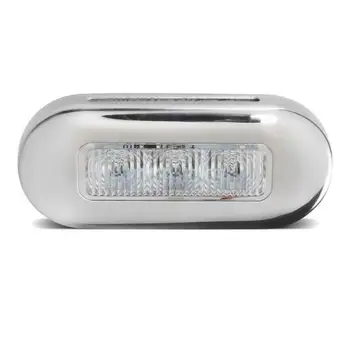 

Shockproof Marker Light 3LED Replacement Parts Stainless Steel Waterproof