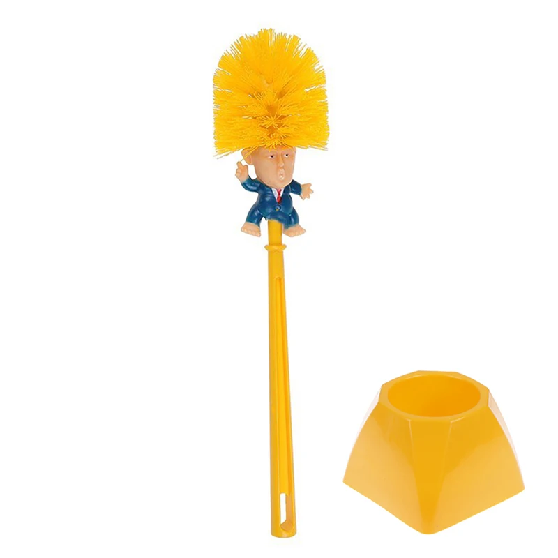 Style C 1 Set Trump Держатели для туалетных щеток WC Borstel Дональд Трамп Эммануил MacronMake унитаз отличный снова коммандер в дерьма - Цвет: Style C 1 Set Trump