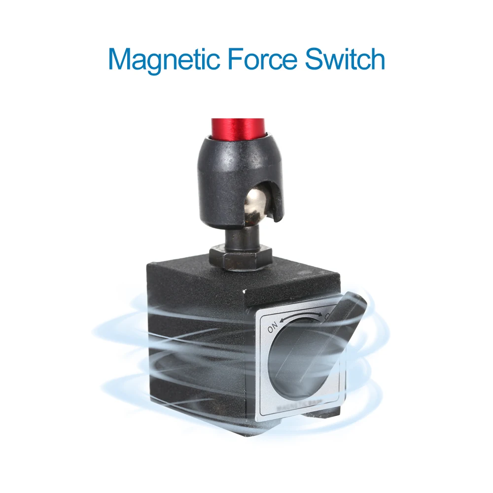 

Hot New Magnetic Base Holder Iron Mini Flexible Bracket Tool with Double Adjustable Pole for Leverage Dial Indicator