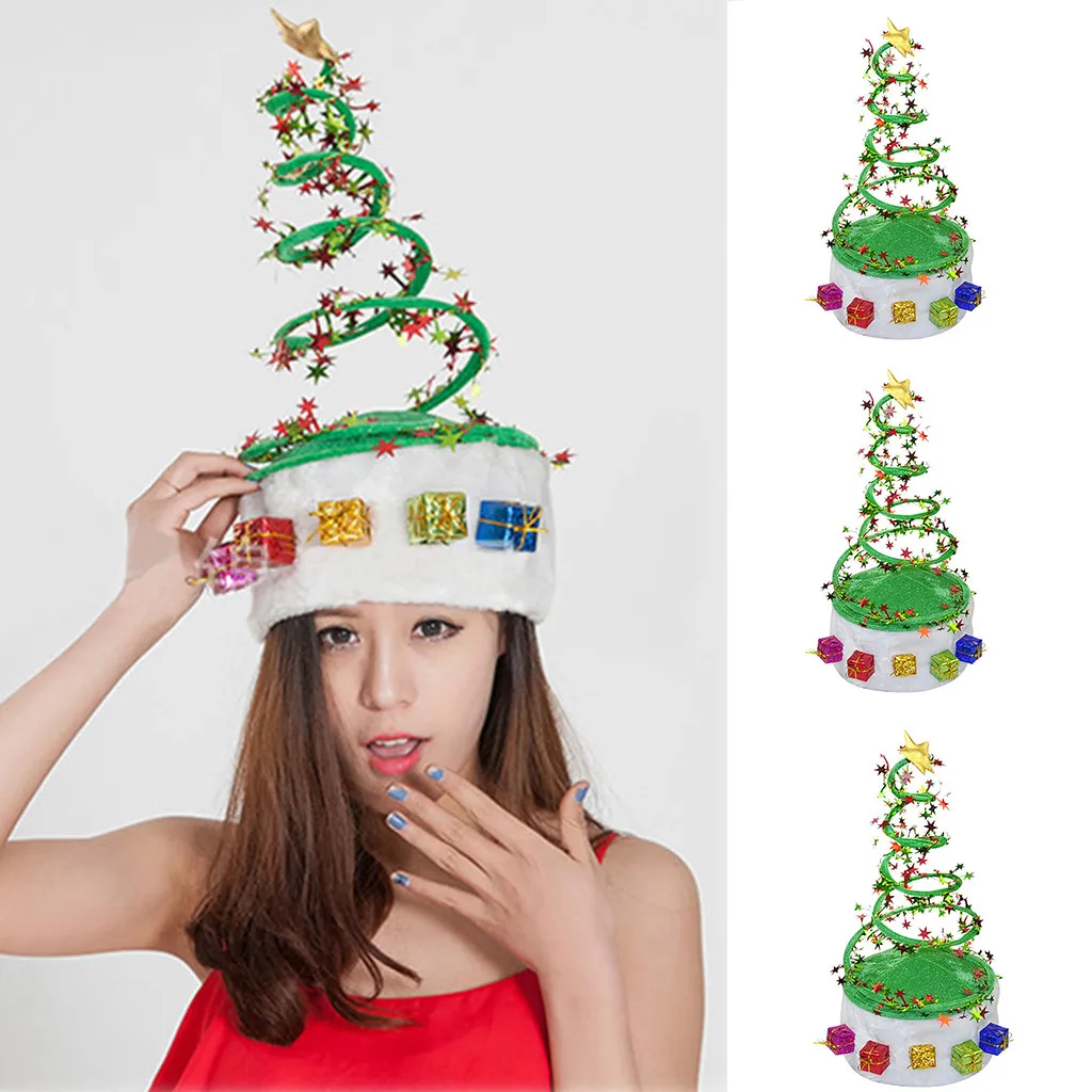 Christmas Hat Children's Adult Hat Spring Cap Funny Party Santa Costume family christmas decoration for children funny hat