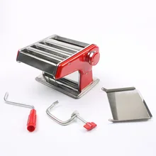 Ручной из нержавеющей стали обычные 2 лезвия машина для изготовления макарон ручной прибор для лапши производитель ручной спагетти паста резак