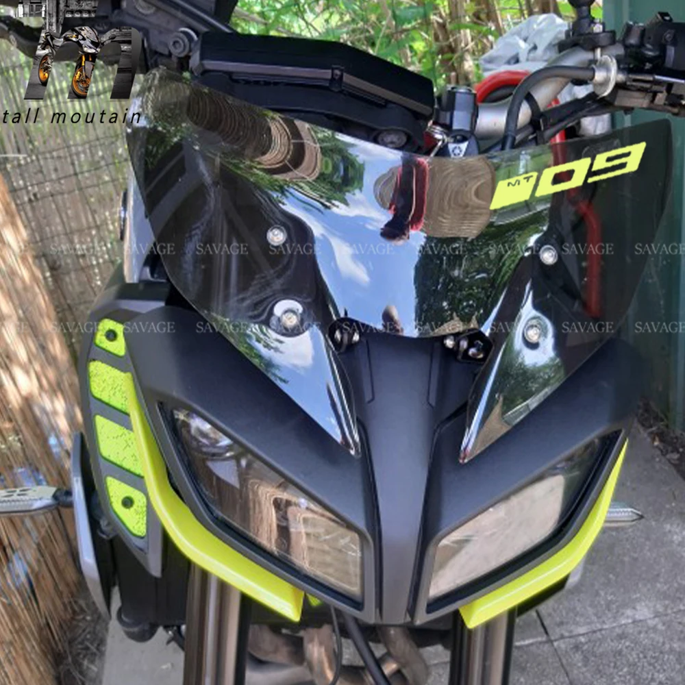 Лобовое стекло для YAMAHA MT-09/SP FZ-09- 18 19 FZ09 MT FZ 09 ветровое стекло Pare-brise мотоцикл ветровые дефлекторы MT-09SP MT09