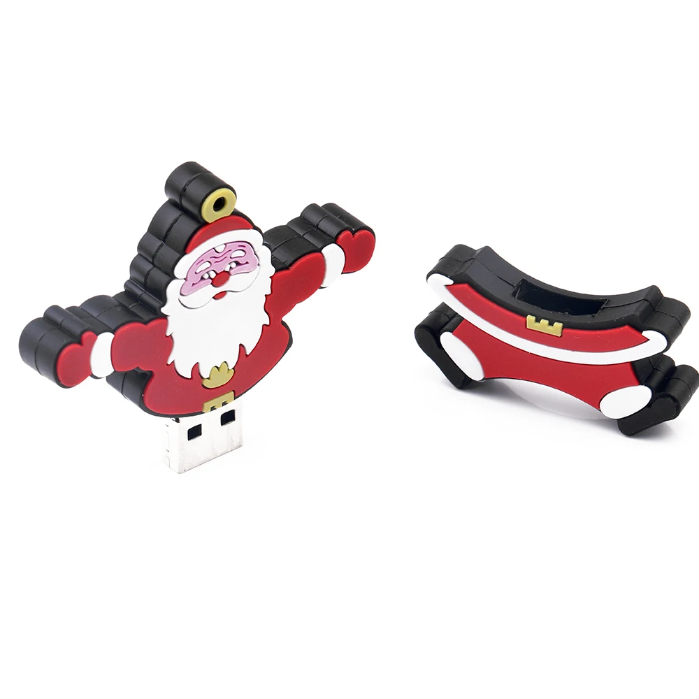 32G 64G 128G рождественский серия U диск USB 2,0 высокоскоростной передачи U диск Санта Клаус U диск Рождественский подарок