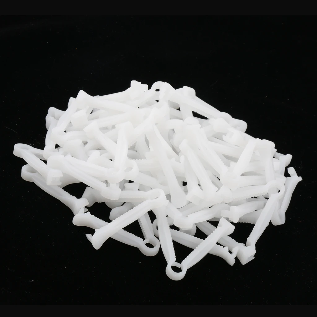 Umbilical Cord Clamp 50pcs/Lot Disposable Plastic Umbilical Cord Clip For Cattle Pig Livestock And Poultry Supplies