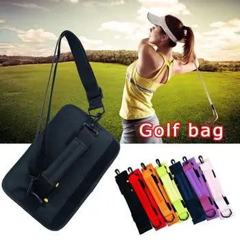 

1pcs Golf Club Storage Bag Portable Holding Chip Small Practice Bag Durable Golf Stick Container Bag Men Women Sport Accessories