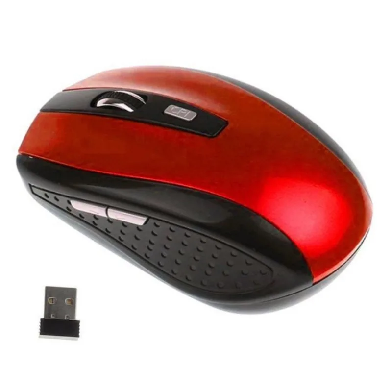 2.4GHz Wireless Optical Mouse USB Receiver 800/1200/1600 DPI High Resolution Cordless Computer Laptop Mice