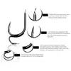 10Pcs Fishing Hook Package High-carbon Steel Two Strength Tip Sharp Fighting Hook With Barbed Fish Gear For Taiwan Sea Fishing ► Photo 3/6