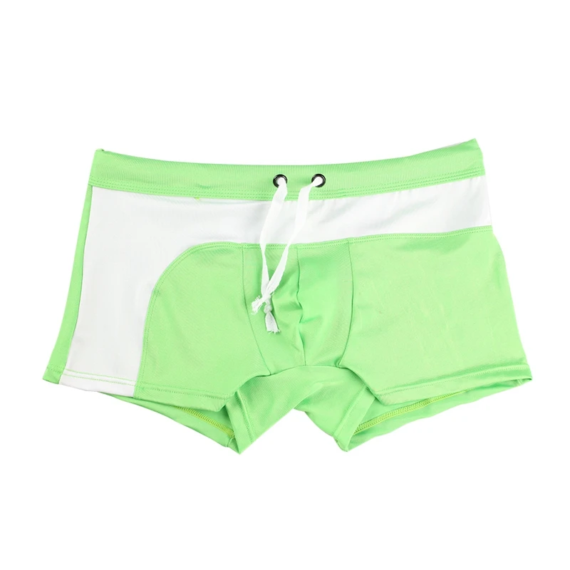 Мужские сексуальные трусы Briefs купальная одежда для бега пляжное нижнее белье трусы плавки быстросохнущие мужские плавки - Цвет: Армейский зеленый