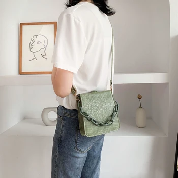 

Hot Sale Handbags Skillful Manufacture Women Crossbody Bags Leather Fashion Pure Color Small Shoulder Messenger Handbag