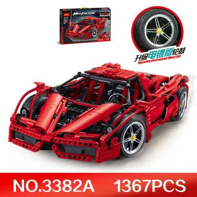 Technic speed Decool 3382 1367 шт чемпионы гонщик автомобильные наборы Модель Строительные блоки город авион 3333