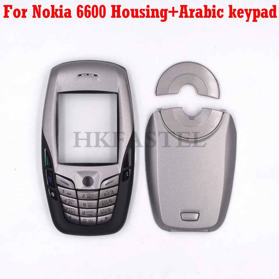 Мобильный телефон для Nokia 6600 новый корпус передней панели с задней батареей