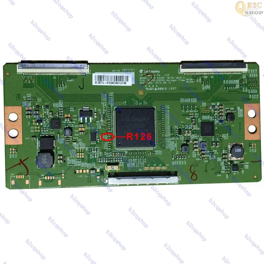 Оригинальный V15 43UHD TM120 6870C-0552A T-Con плата TV TCON для LG Konka LED43E330U | Электроника