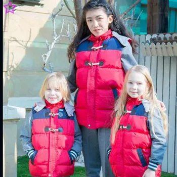 

Comfortable Children's Down Cotton Hat vest Cover for Warm Primary school uniforms for boys and girls in winter