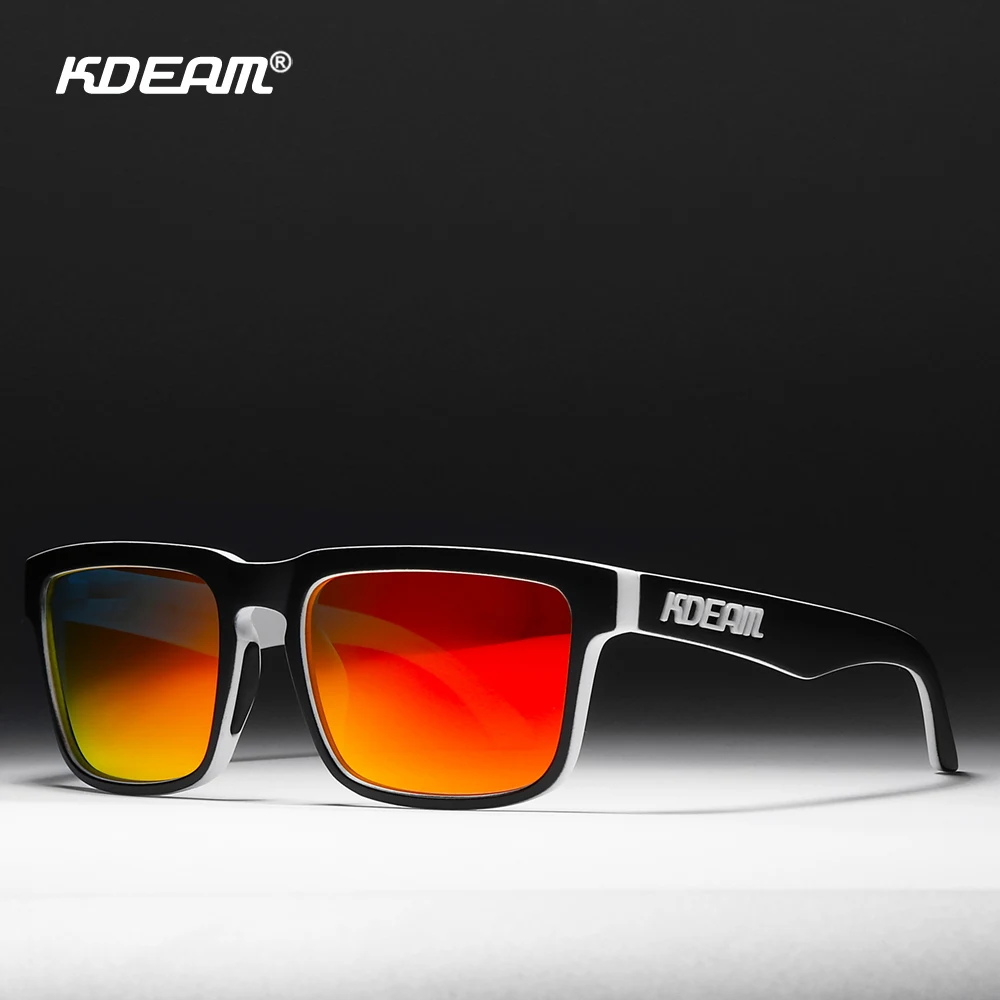 KDEAM 3D Logo Polarized Sunglasses with Real Coating Lens
