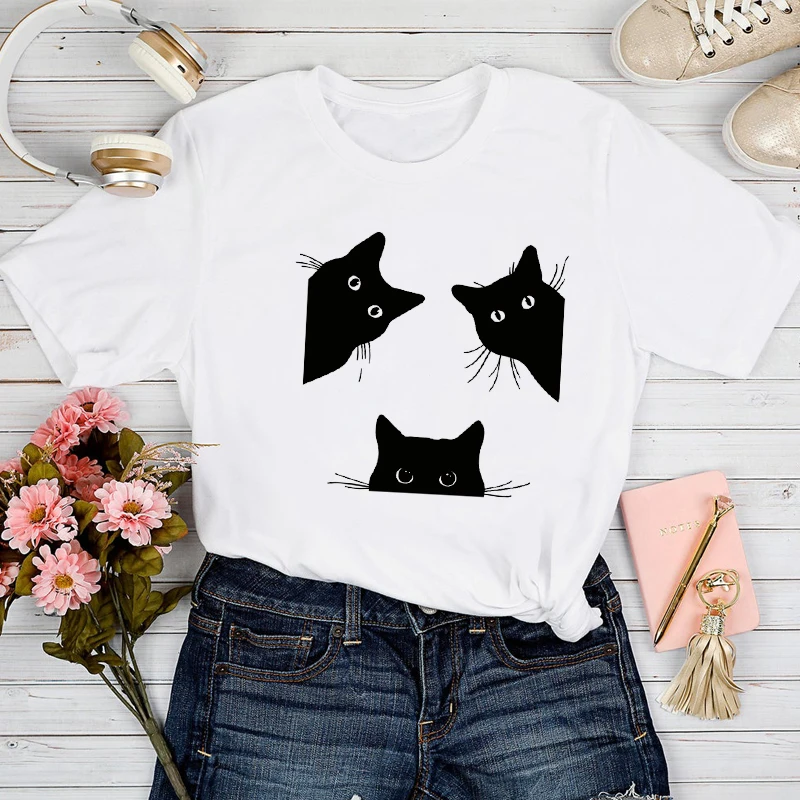 Cat Icon Outline' Women's T-Shirt