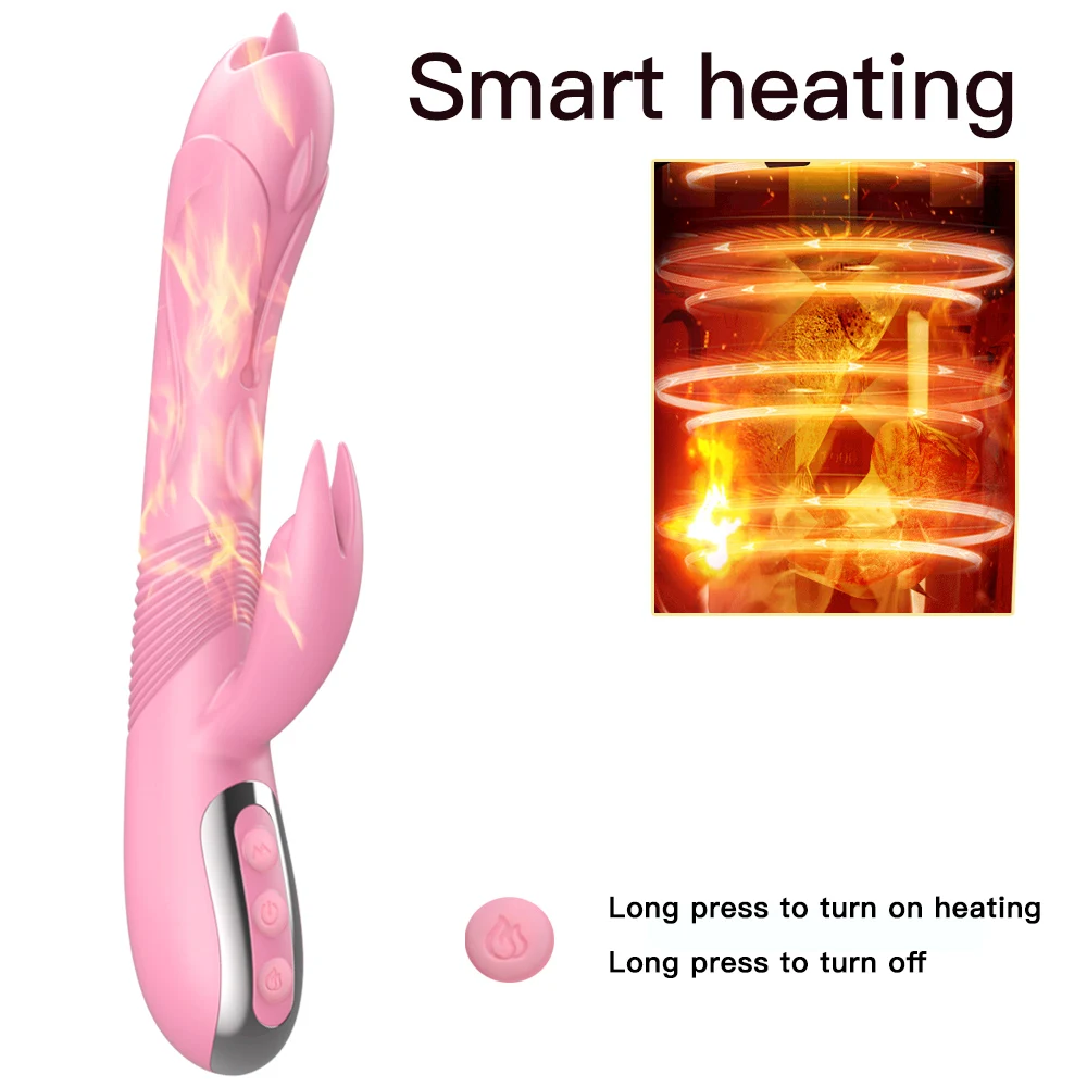 Tongue Dildo Vibrator For Women Vagina Heating Oral Licking Clit Sex Vibrator G-spot Clitoris Stimulate Adult Sex Toys for Women (10)