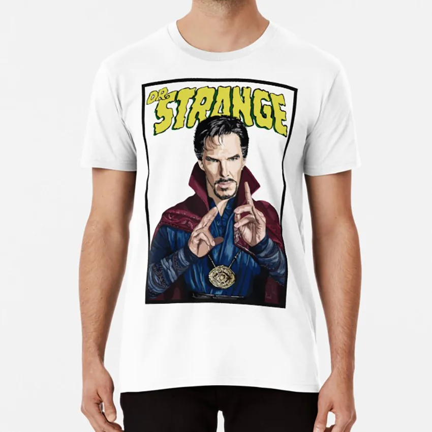 Strange T shirt doctor dr strange benedict cumberbatch comic graphic superhero | Мужская одежда