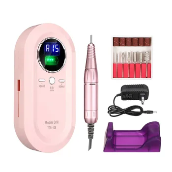 

Rechargeable Nail Drilling Machine with 30000RPM Handpiece Electric Nail File Wireless Nail Drill Pen Pedicure Manicure Machine