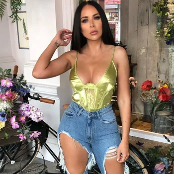 

2019 Sexy Lace Bodysuit Women Fashion Bodysuit Elegant Hallow Out Sexy Bodysuit Teddy Romper Jumpsuit Streetwear