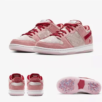 

2020 Hot New StrangeLove x SB DunkS Low PINK chaussures Running Shoes Women Mens designer sport Trainers sneakers