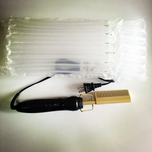 US plug Without box Щипцы для завивки волос, гребень для влажных сухих волос, щипцы для завивки волос, выпрямитель для волос, электрическая, Экологически чистая, титановый сплав YJ4 - Цвет: US plug Without box
