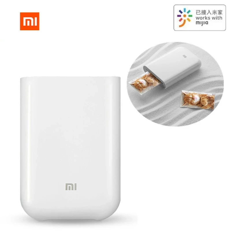 Новое прибытие оригинальный Xiaomi Мини Bluetooth 5 0 AR принтер 313*400 точек/дюйм