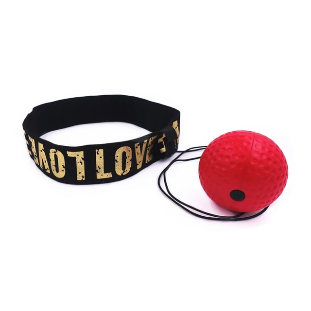 Boxing Speed Ball Head-mounted PU Punch ball MMA Sanda Training Hand Eye Reaction Home Sandbag Fitness Boxing Equipment boxeo red set