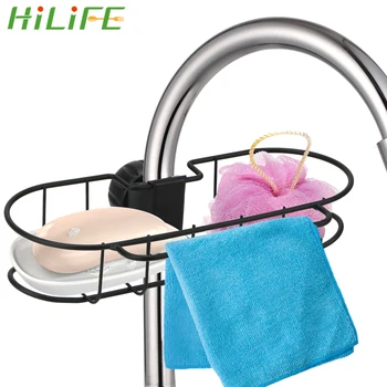 

HILIFE Bathroom Soap Shelves Faucet Storage Racks Stainless Steel Home Storage Adjustable Kitchen Storage Holders