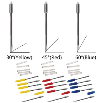 

5Pcs 30° 45° 60° Cutting Vinyl Plotter Blades For Graphtec CB09U Vinyl Cutter