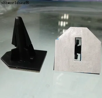 

Shhworldsea Black Windshield Retainer Fasteners Retainer Clips Auto Trim Square Bottom With Adhesive For Toyota