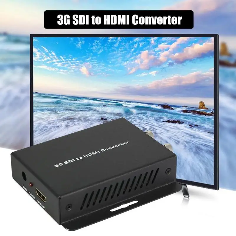 Прочный 3g SDI в HDMI конвертер 3G-SDI HD-SDI адаптер многофункциональный мини Полный 1080P 3g SDI в HDMI аудио видео конвертер