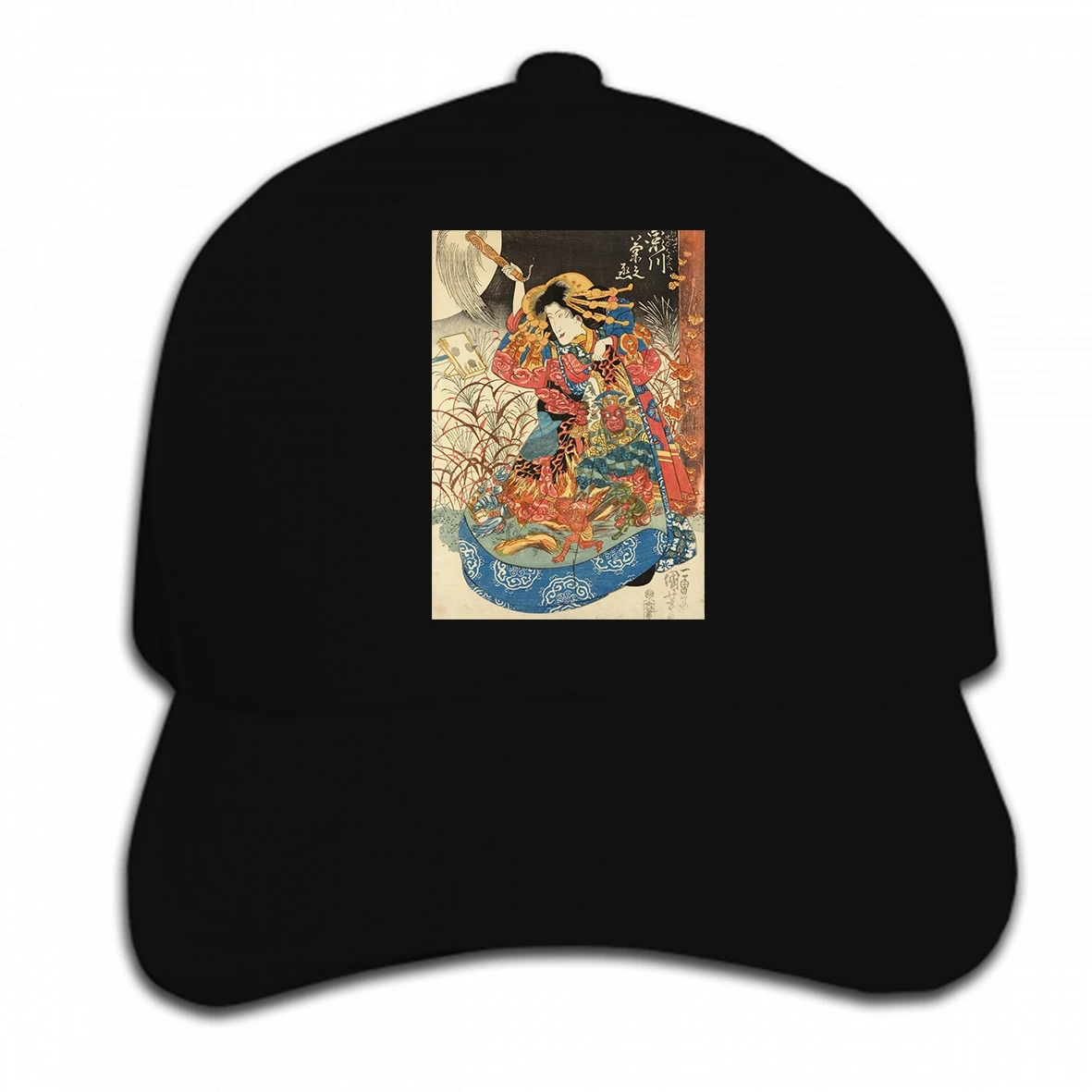 Принт бейсбольная кепка под заказ Japon s ukiyo e impresi n camiseta Utagawa Kuniyoshi 35 солнцезащитный козырек Кепка