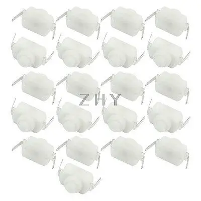 

21 Pcs 12x8x8mm Round Push Button 2 Terminal DIP PCB Momentary Tact Switch