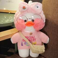 Peluche de pato de la suerte para niños, juguete de felpa de 30cm, almohadas con dibujos de pato rubor, muñeco de Animal suave, regalo de cumpleaños, 1 ud.