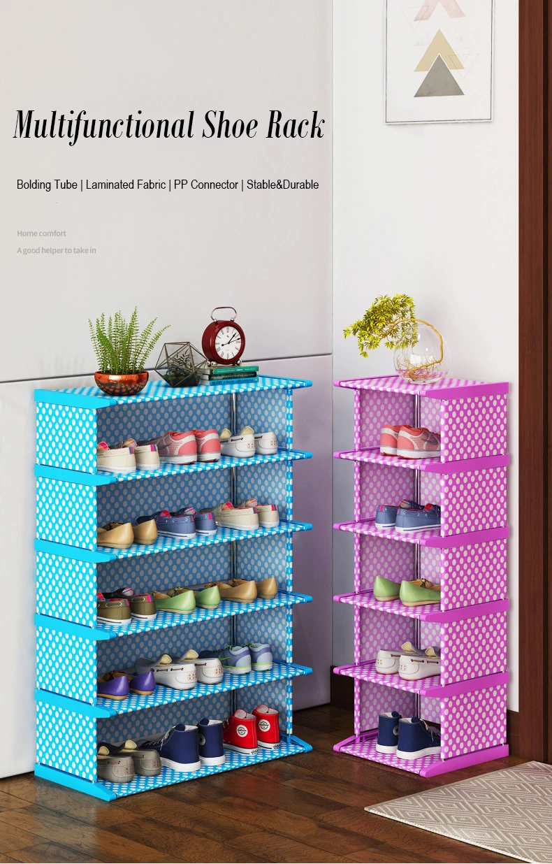 fabric shoe rack on Vertical Shoe Rack Dustproof Shoe Cabinet Easy Assembly Shoe Organizer Shelf Space Saving Conner Closet Holder Shoe Cabinet Shoe Cabinets Aliexpress