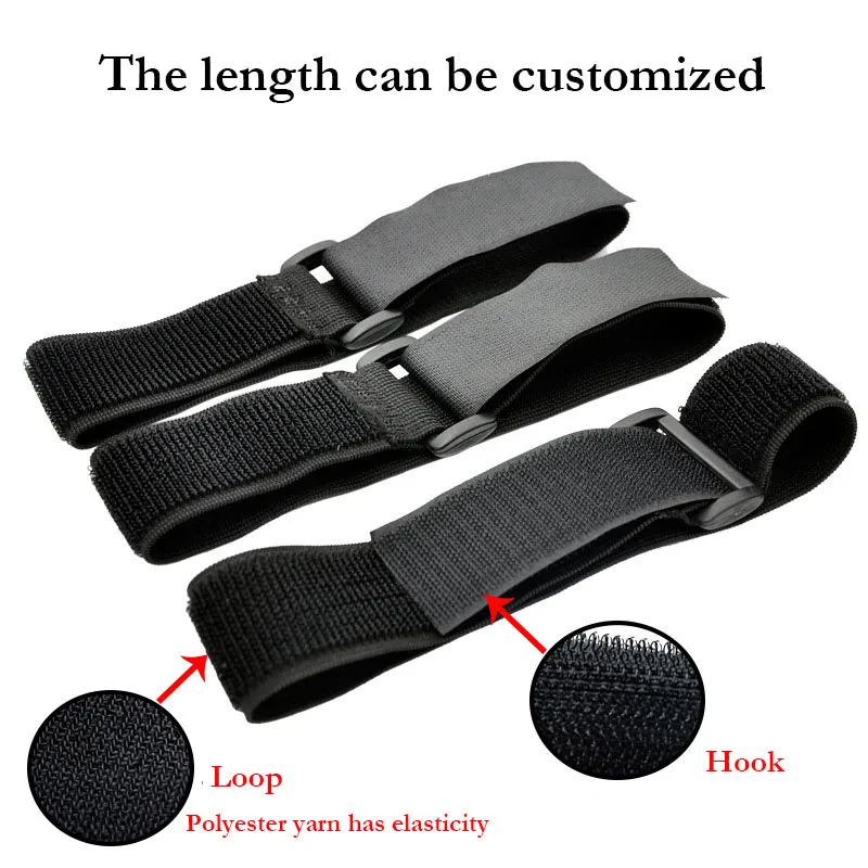 Description Picture 6 of itemCustomizable Elastic Reverse Buckle Magics Nylon Elastic Band Hook Loop Cable Ties Straps Sticky Fastener Tape липучки